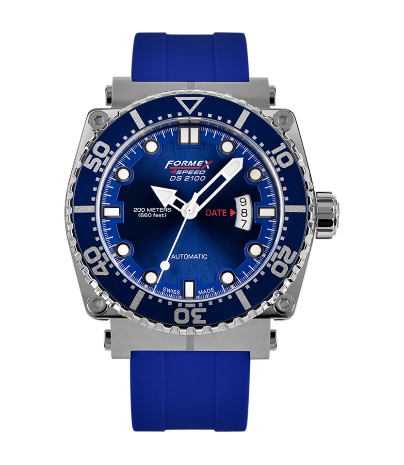 Formex 2100.1.7030.940 : Diver Automatic Blue / Rubber