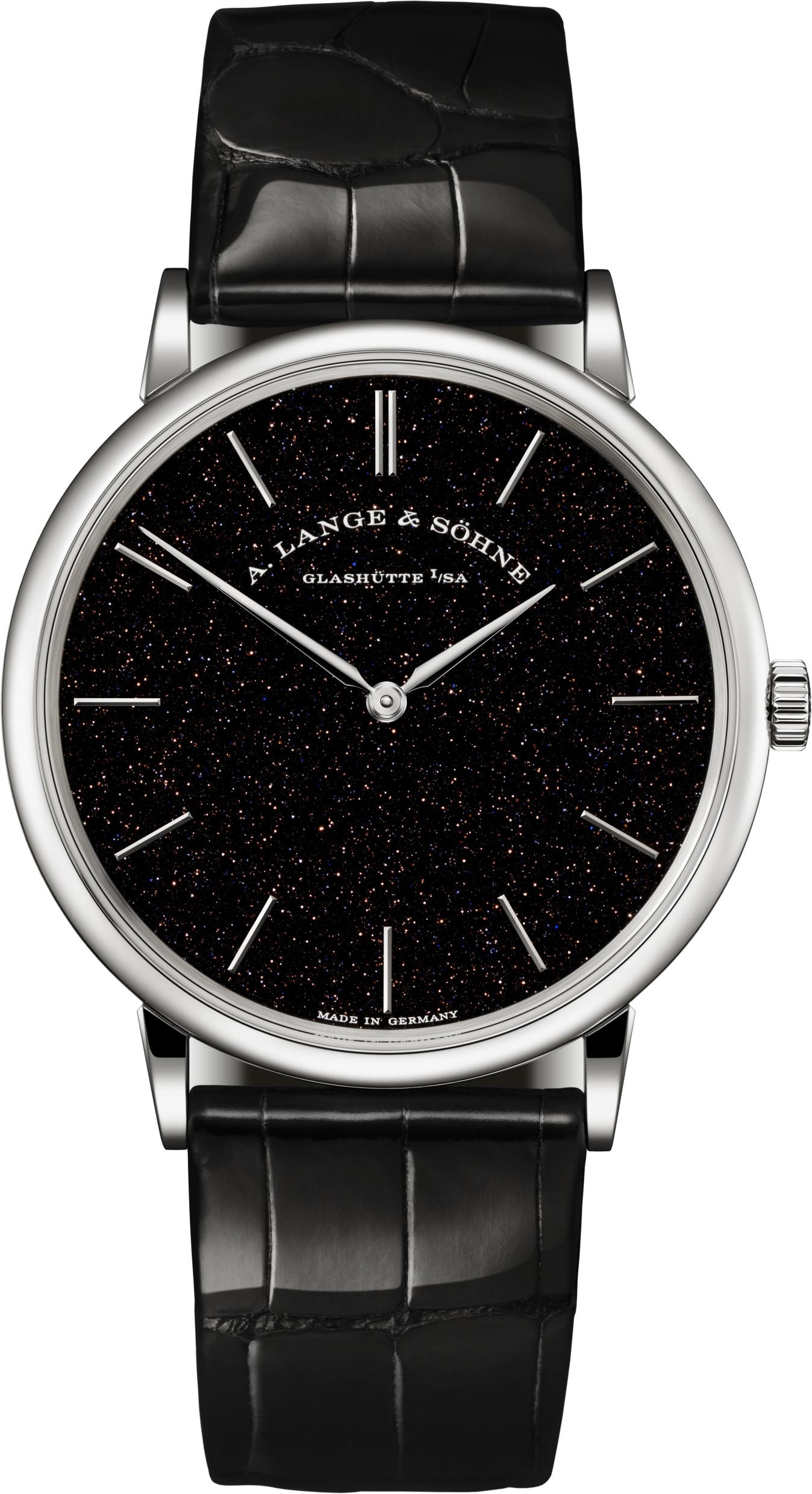 A. Lange & Söhne 211.087 : Saxonia Thin White Gold / Black Aventurine