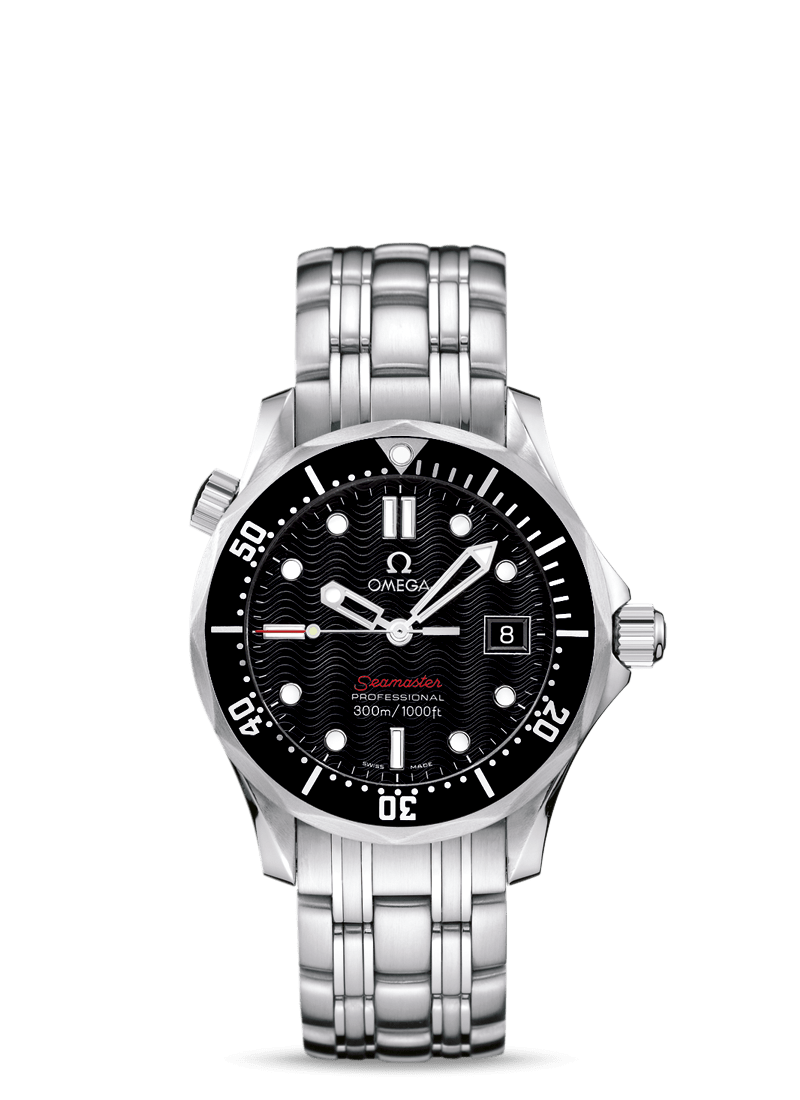 Omega 212.30.36.61.01.001 : Seamaster Diver 300M Quartz 36.25 Stainless Steel / Black / Bracelet