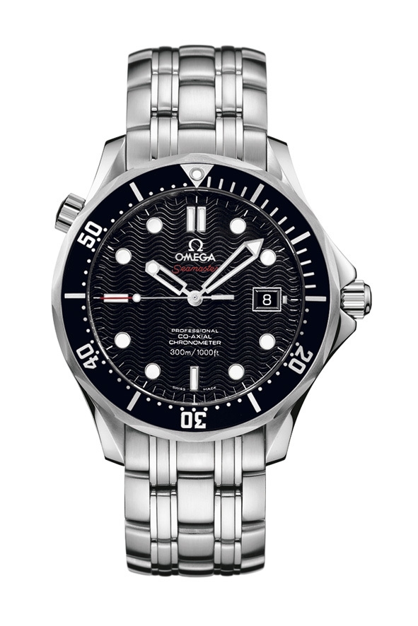 Omega 212.30.41.20.01.004 : Seamaster Diver 300M Co-Axial 41 Stainless Steel / Black / Bracelet / SASR