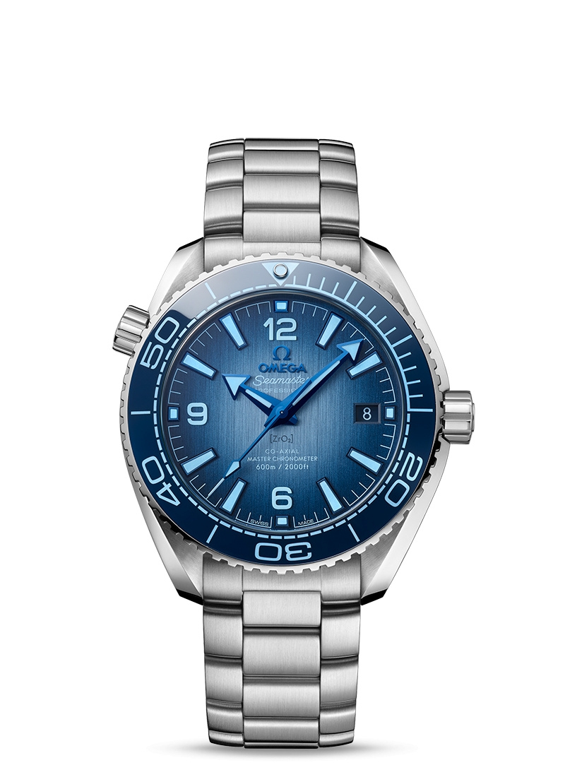 Omega 215.30.40.20.03.002 : Seamaster Planet Ocean 600M Co-Axial 39.5 Master Chronometer Stainless Steel / Blue / Bracelet