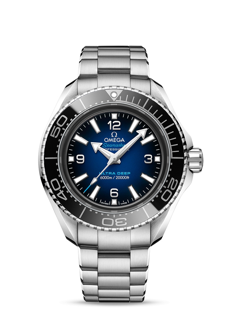 Omega 215.30.46.21.03.001 : Seamaster Planet Ocean Ultra Deep O-Megasteel / Blue / Bracelet