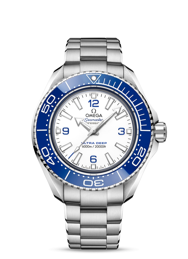 Omega 215.30.46.21.04.001 : Seamaster Planet Ocean Ultra Deep O-Megasteel / White  / Bracelet