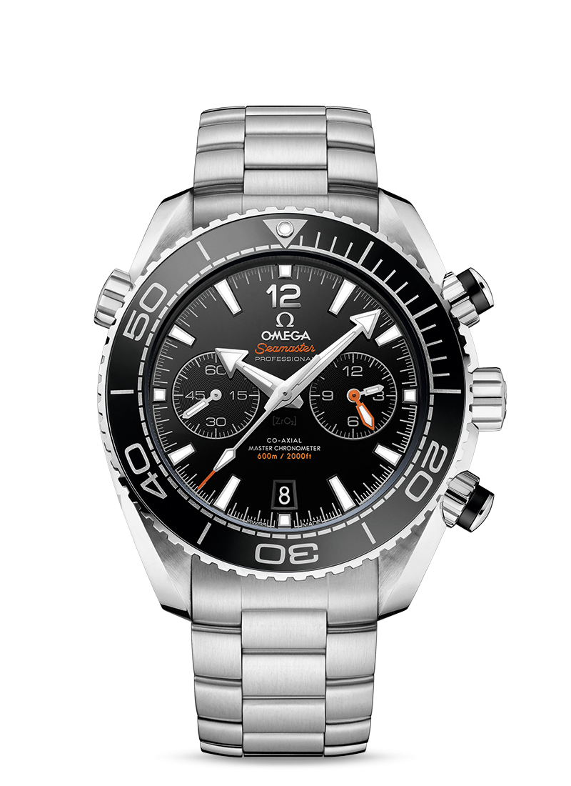 Omega 215.30.46.51.01.001 : Seamaster Planet Ocean 600M Co-Axial 45.5 Master Chronometer Chronograph Stainless Steel / Black / Bracelet