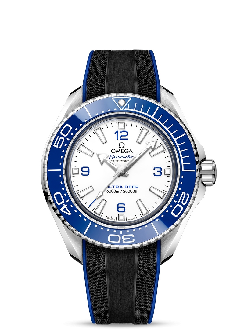 Omega 215.32.46.21.04.001 : Seamaster Planet Ocean Ultra Deep O-Megasteel / White  / Rubber