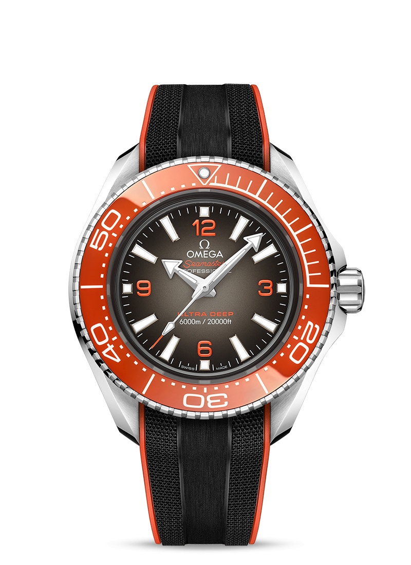 Omega 215.32.46.21.06.001 : Seamaster Planet Ocean Ultra Deep O-Megasteel / Grey  / Rubber