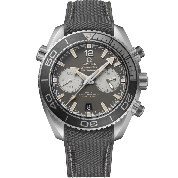 Omega 215.32.46.51.01.004 : Seamaster Planet Ocean 600M Co-Axial 45.5 Master Chronometer Chronograph Stainless Steel / Green / Rubber