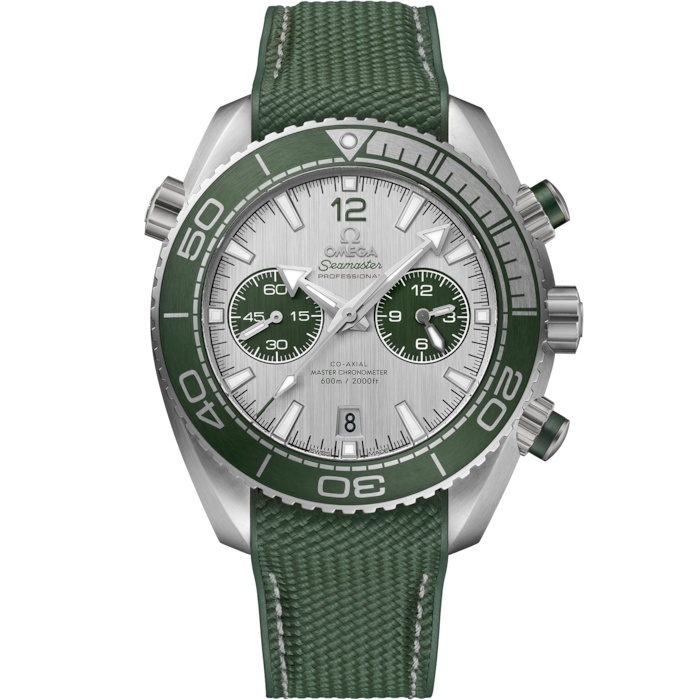 Omega 215.32.46.51.06.001 : Seamaster Planet Ocean 600M Co-Axial 45.5 Master Chronometer Chronograph Stainless Steel / Silver / Rubber