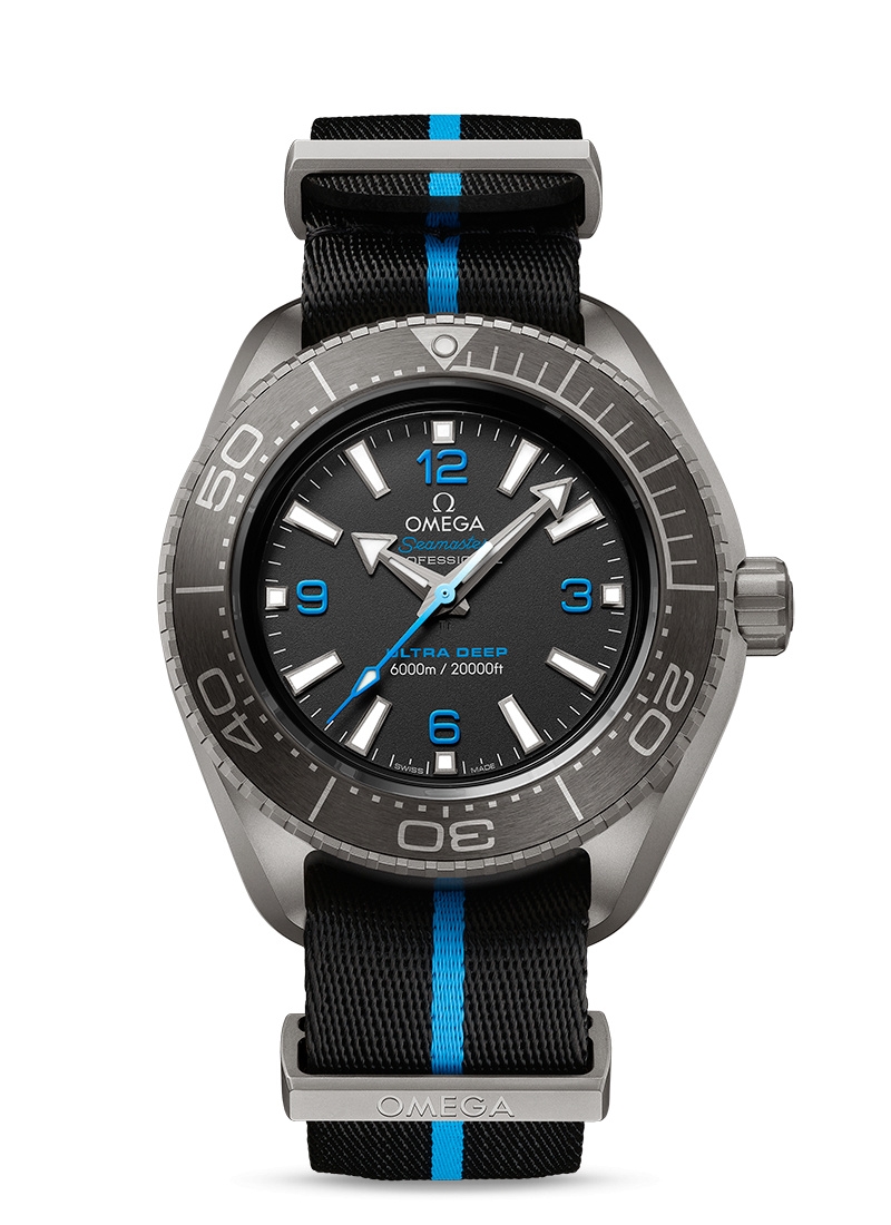 Omega 215.92.46.21.01.001 : Seamaster Planet Ocean Ultra Deep Titanium / Black / Nato