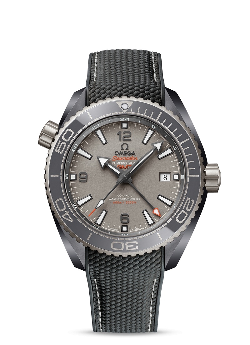Omega 215.92.46.22.99.002 : Seamaster Planet Ocean 600M Co-Axial 45.5 Master Chronometer GMT Dark Grey