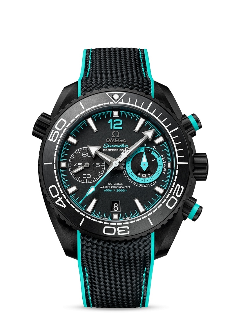 Omega 215.92.46.51.01.003 : Seamaster Planet Ocean 600M Co-Axial 45.5 Master Chronometer Chronograph Deep Black ETNZ