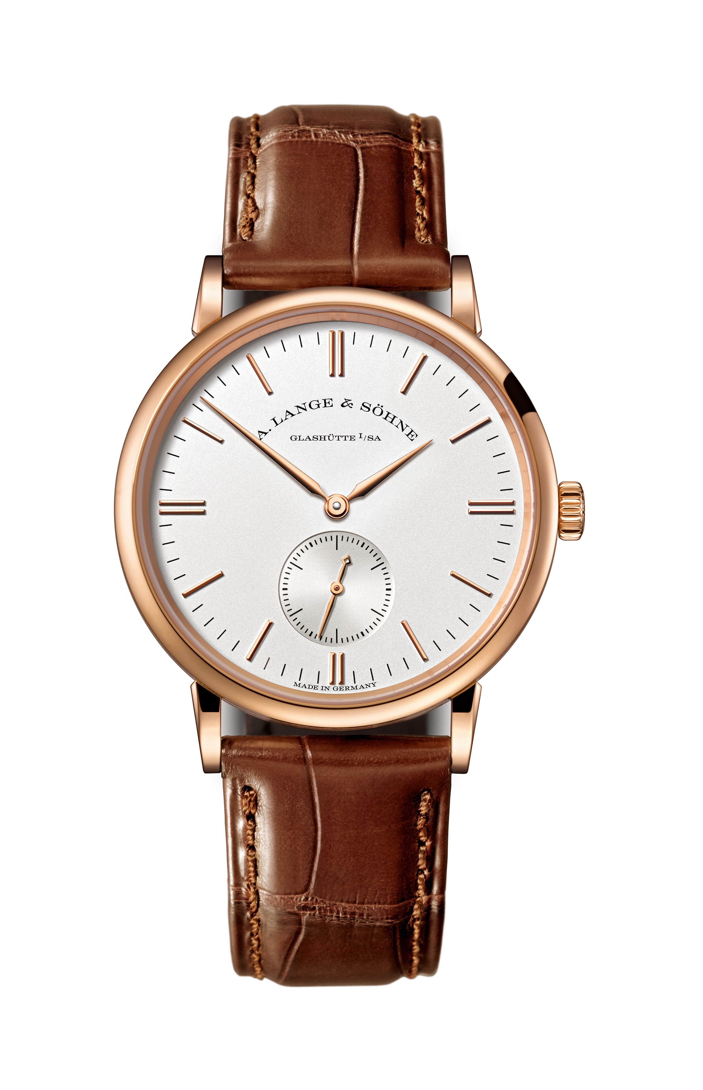 A. Lange & Söhne 219.032 : Saxonia 35 Pink Gold / Silver