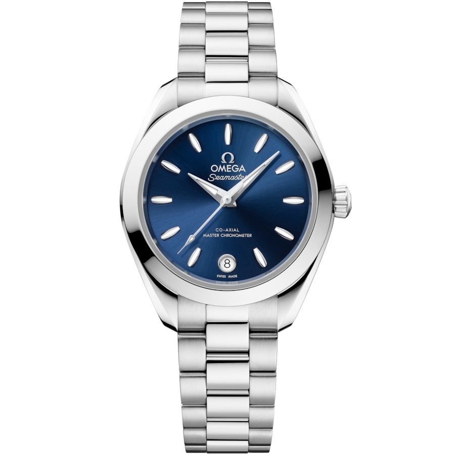 Omega 220.10.30.20.03.001 : Seamaster Aqua Terra 150M Master Co-Axial 30 Stainless Steel / Blue / Bracelet