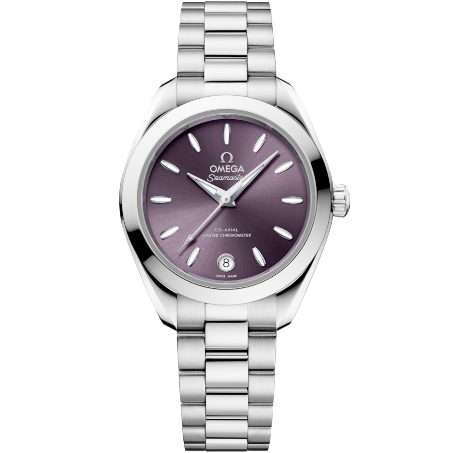 Omega 220.10.30.20.10.002 : Seamaster Aqua Terra 150M Master Co-Axial 30 Stainless Steel / Lavender / Bracelet