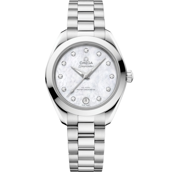 Omega 220.10.30.20.55.001 : Seamaster Aqua Terra 150M Master Co-Axial 30 Stainless Steel / MOP