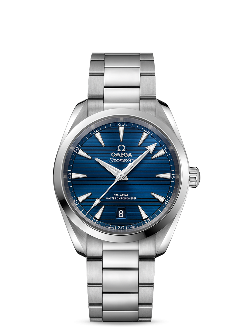 Omega 220.10.38.20.03.001 : Seamaster Aqua Terra 150M Master Chronometer 38 Stainless Steel / Blue / Bracelet