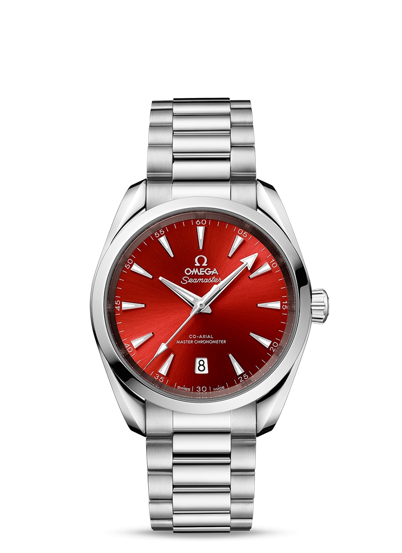 Omega 220.10.38.20.13.003 : Seamaster Aqua Terra 150M Master Chronometer 38 Stainless Steel / Terracotta / Bracelet