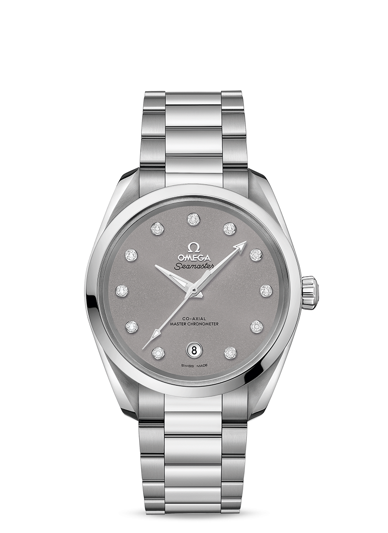 Omega 220.10.38.20.56.001 : Seamaster Aqua Terra 150M Master Chronometer 38 Stainless Steel / Grey / Bracelet