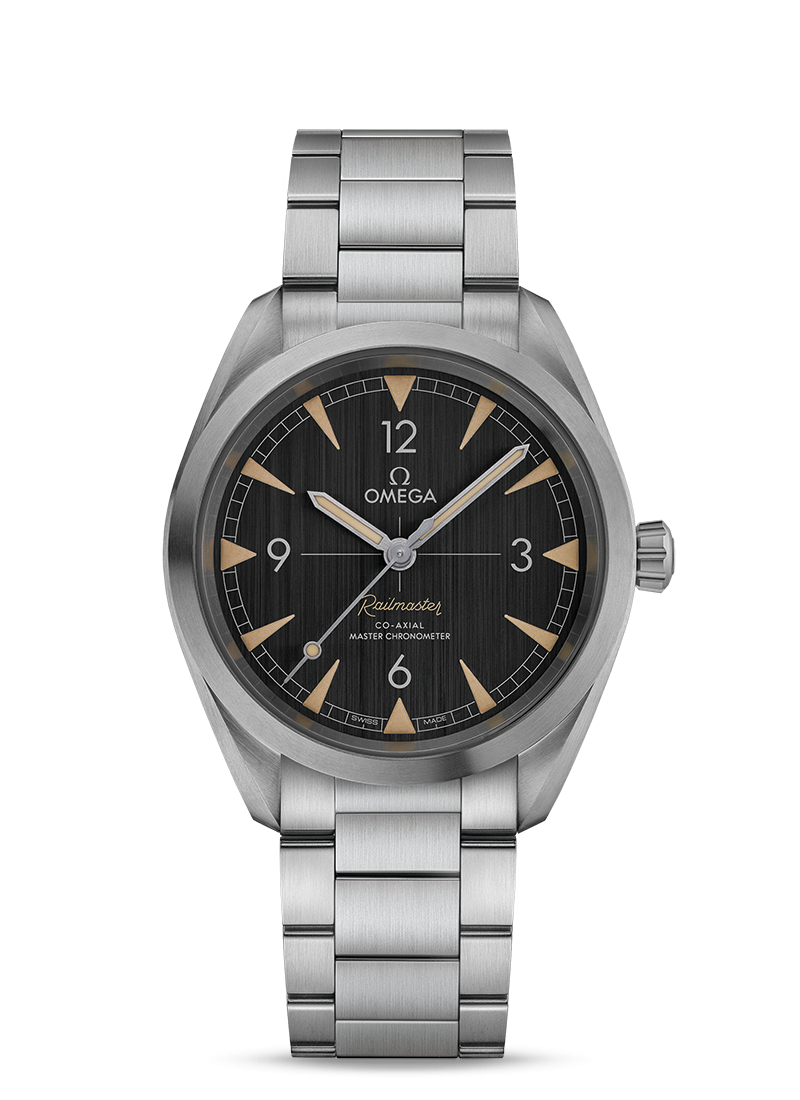 Omega 220.10.40.20.01.001 : Railmaster Omega Co-Axial Master Chronometer 40 Stainless Steel / Grey / Bracelet