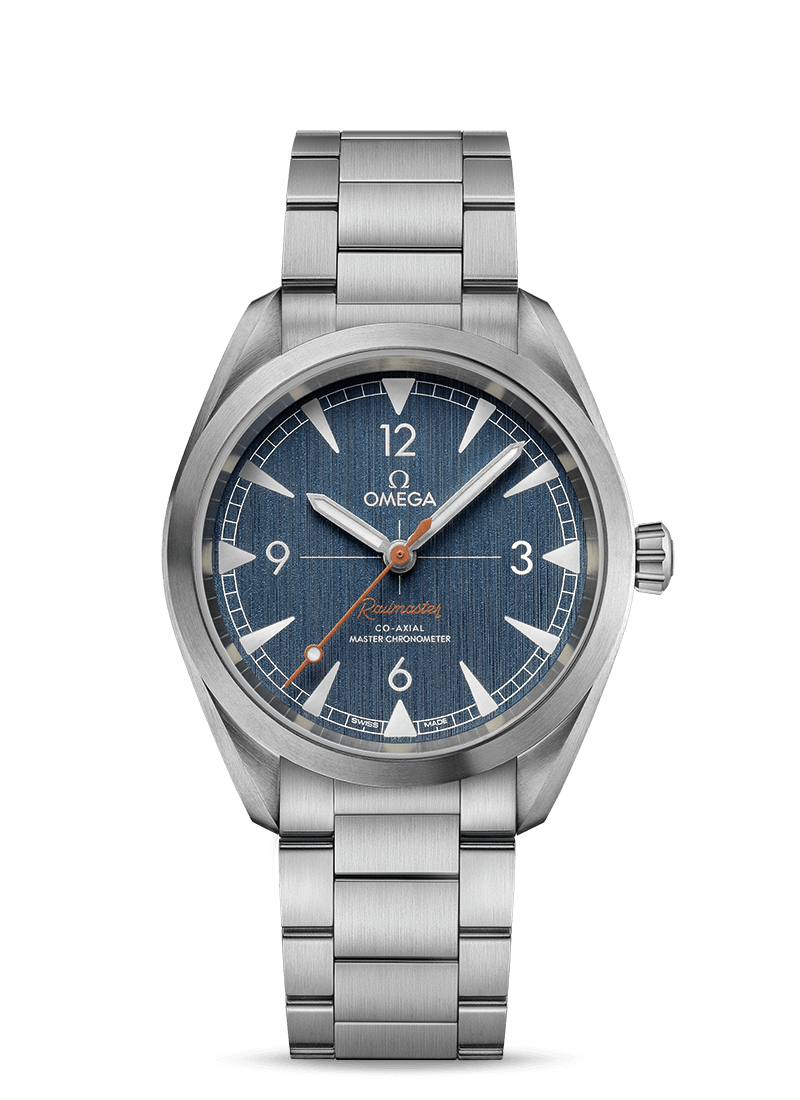 Omega 220.10.40.20.03.001 : Railmaster Omega Co-Axial Master Chronometer 40 Stainless Steel / Blue / Bracelet