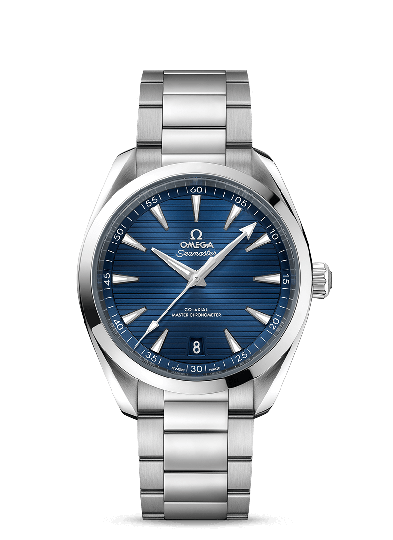Omega 220.10.41.21.03.003 : Seamaster Aqua Terra 150M Master Chronometer 41 Stainless Steel / Blue / Bracelet / Beijing 2022