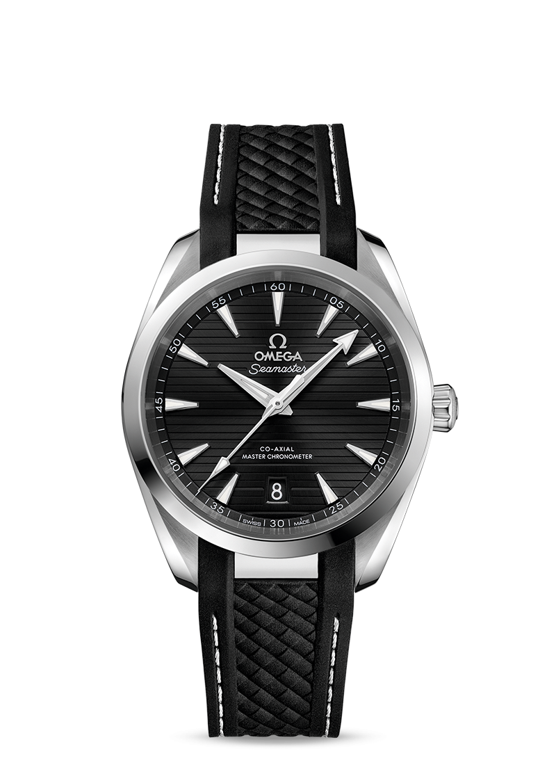 Omega 220.12.38.20.01.001 : Seamaster Aqua Terra 150M Master Chronometer 38 Stainless Steel / Black / Rubber