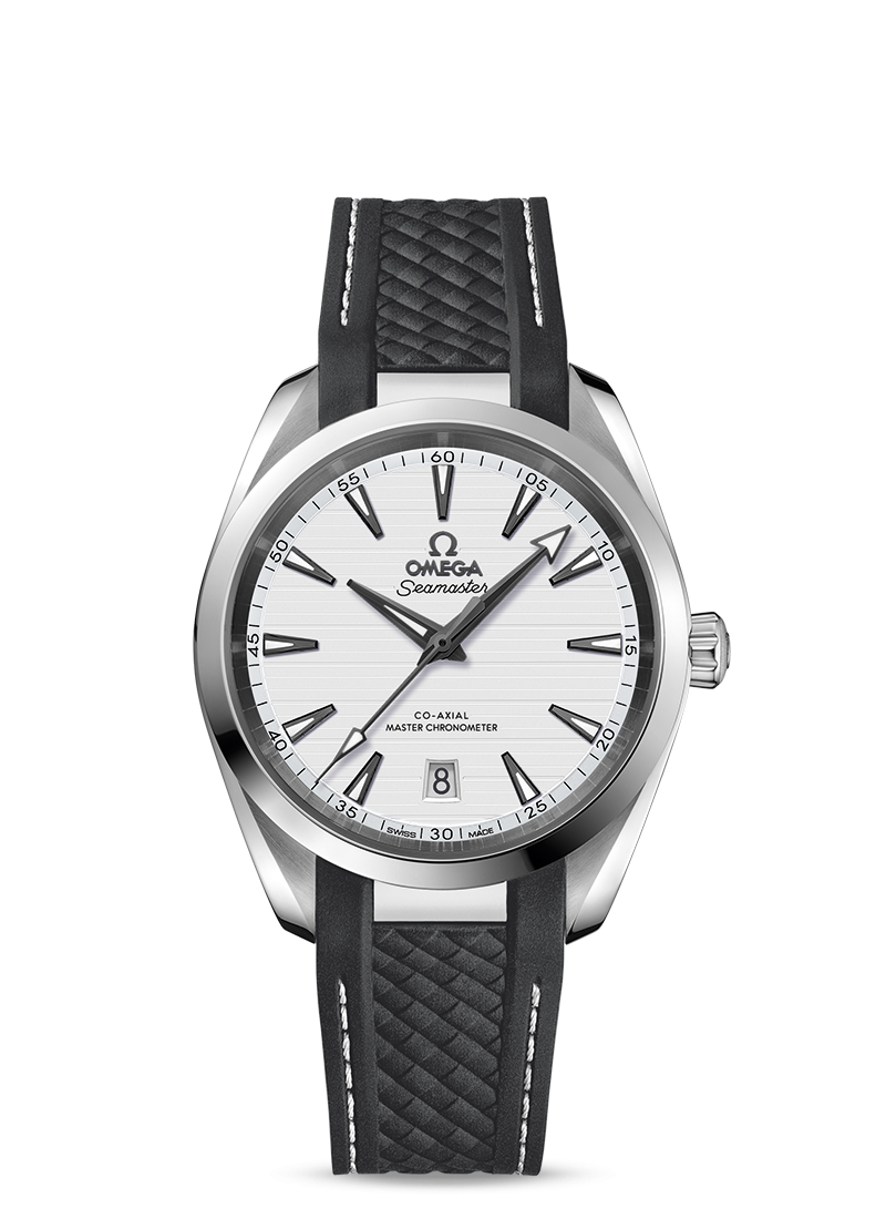Omega 220.12.38.20.02.001 : Seamaster Aqua Terra 150M Master Chronometer 38 Stainless Steel / Silver / Rubber