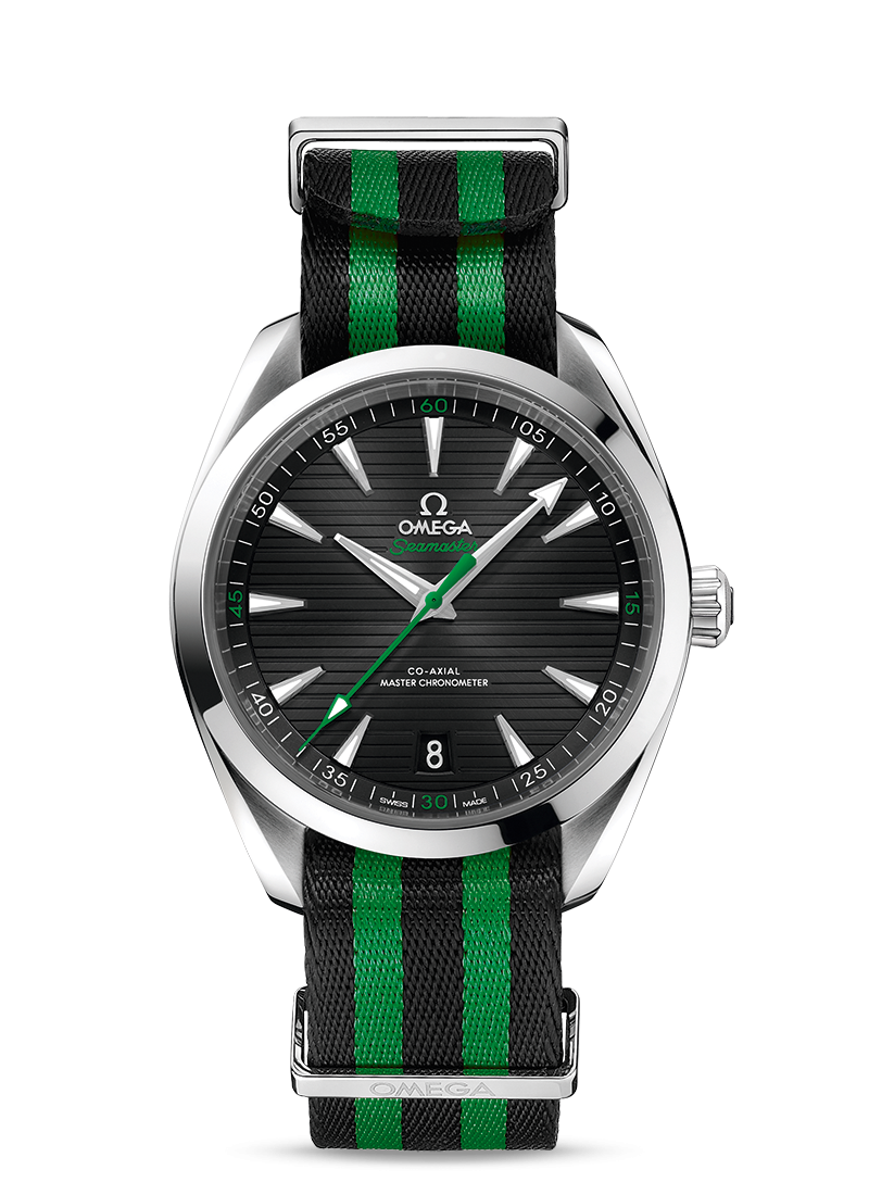 Omega 220.12.41.21.01.002 : Seamaster Aqua Terra 150M Master Chronometer 41 Stainless Steel / Golf Edition / NATO