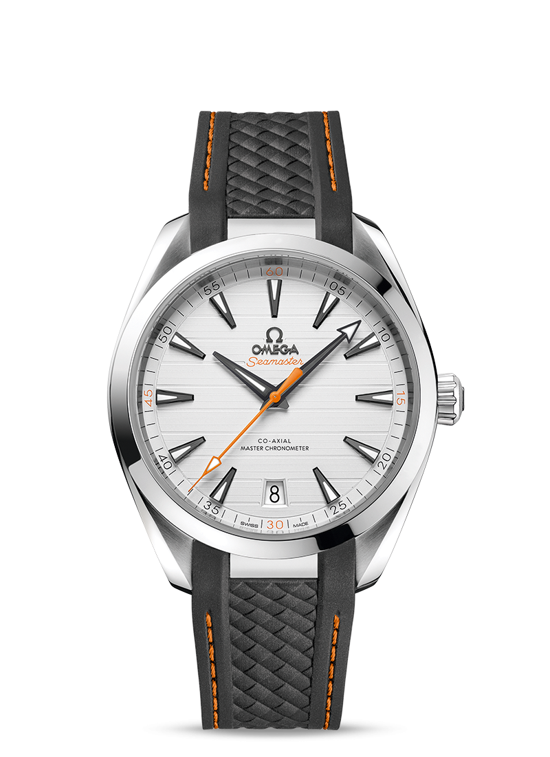 Omega 220.12.41.21.02.002 : Seamaster Aqua Terra 150M Master Chronometer 41 Stainless Steel / Silver / Rubber