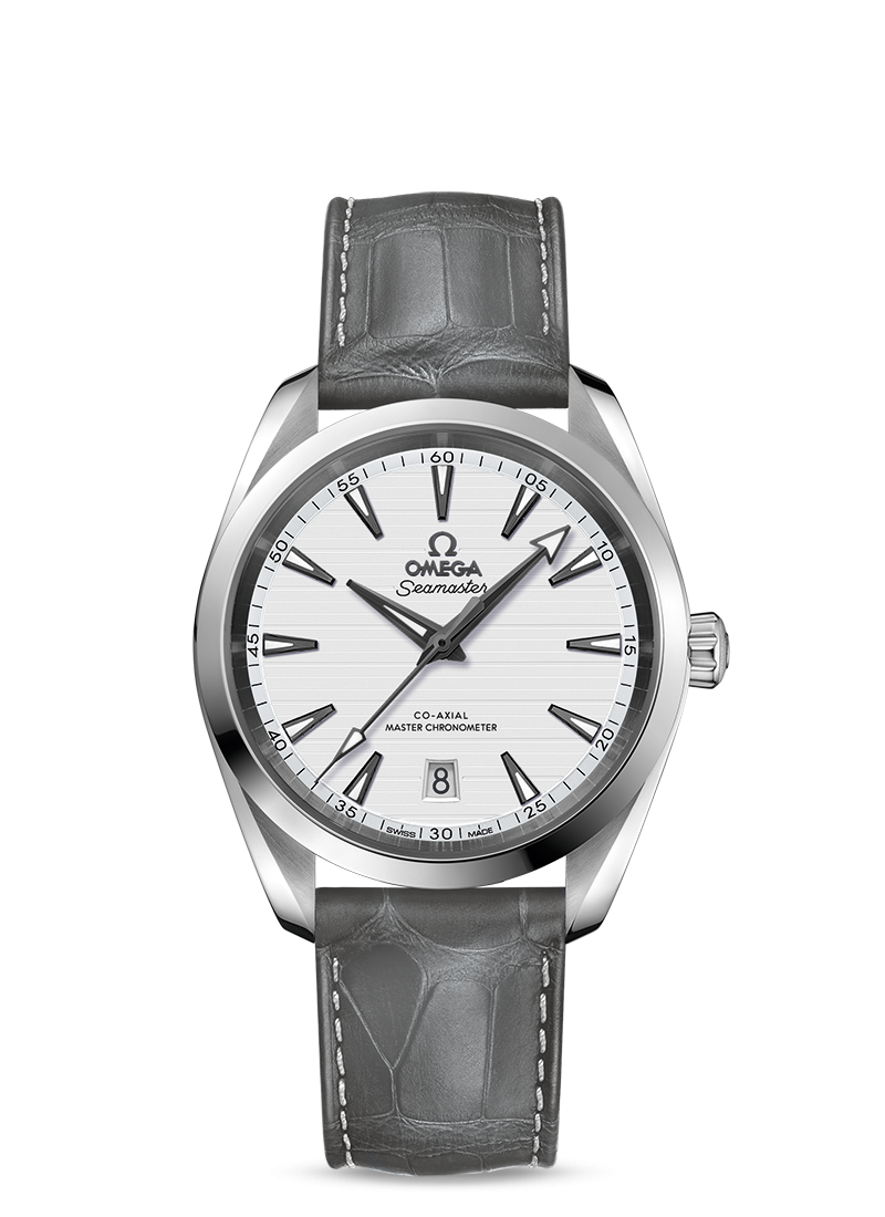 Omega 220.13.38.20.02.001 : Seamaster Aqua Terra 150M Master Chronometer 38 Stainless Steel / Silver / Alligator