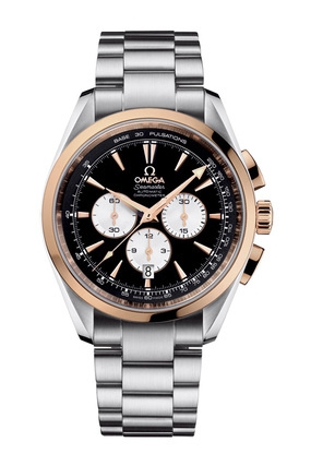 Omega 221.20.42.40.01.002 : Seamaster Aqua Terra 150M Automatic 42.2 Chronograph Stainless Steel / Red Gold / Panda / Bracelet