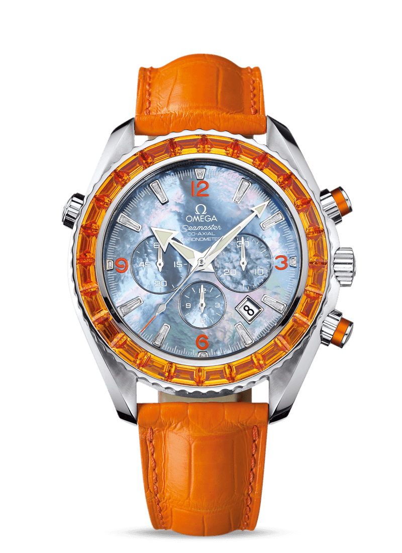 Omega 222.28.46.50.57.005 : Seamaster Planet Ocean 600M Co-Axial 45.5 Chronograph Mécanique 24 Sapphires