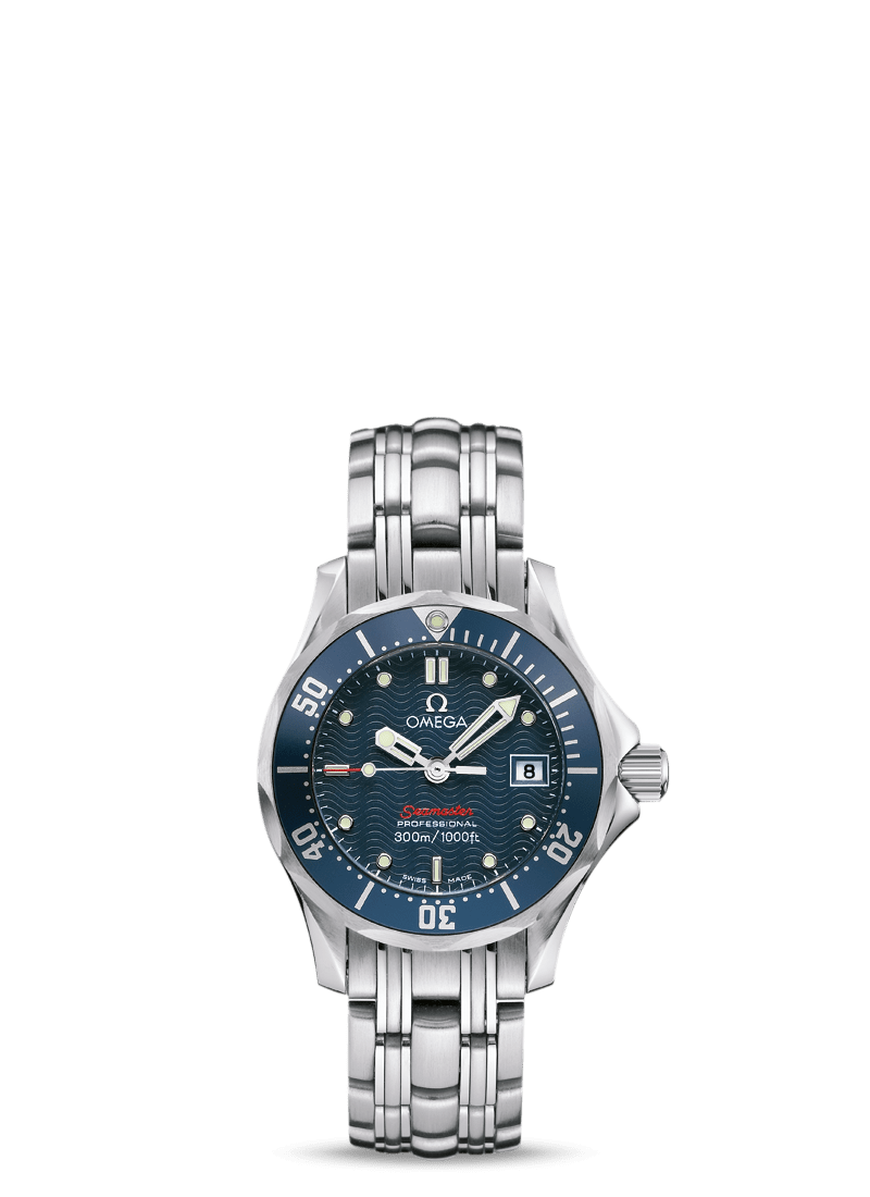 Omega 2224.80.00 : Seamaster Diver 300M Quartz 28 Stainless Steel / Blue / Bracelet
