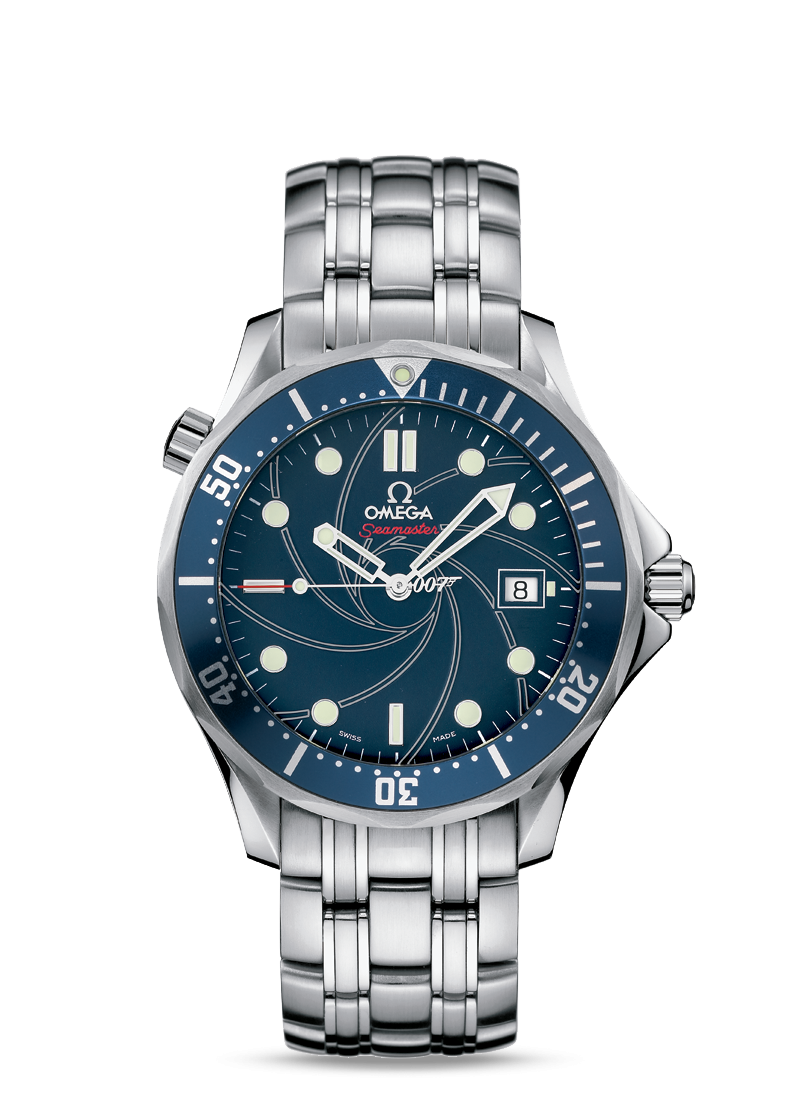 Omega 2226.80.00 : Seamaster Diver 300M Co-Axial 41 Stainless Steel / Blue / Bracelet / Casino Royale