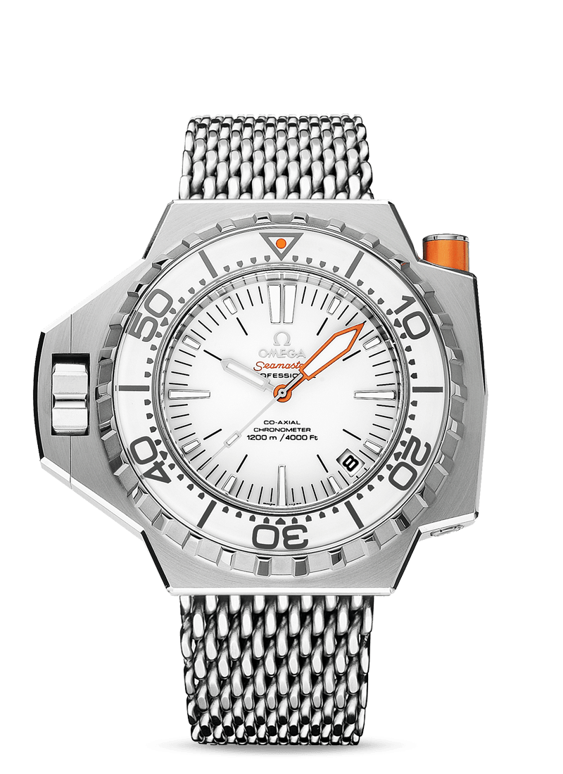 Omega 224.30.55.21.04.001 : Seamaster PloProf Co-Axial Stainless Steel / White / Shark