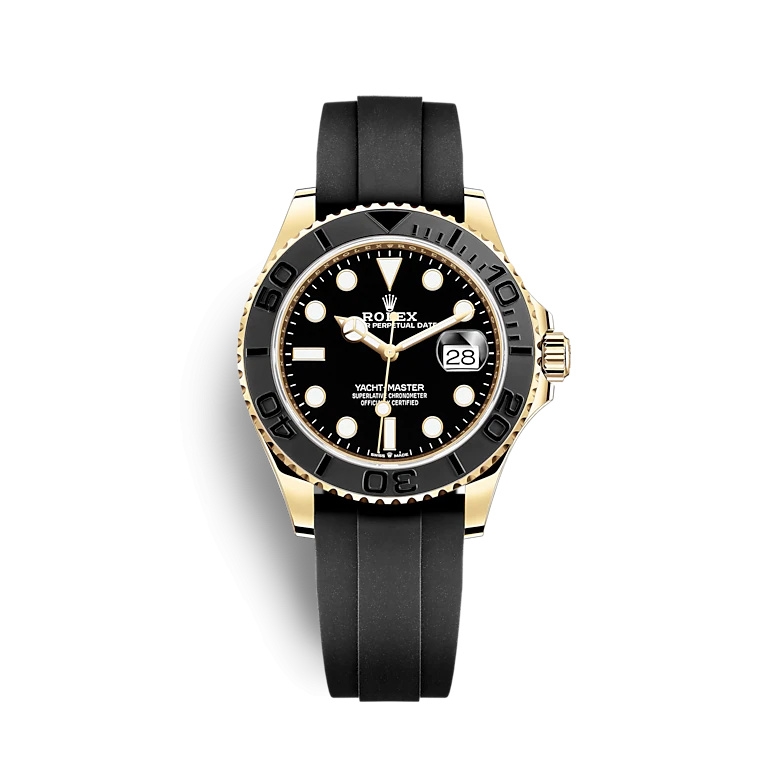 Rolex 226658-0001 : Yacht-Master 42 Yellow Gold / Black