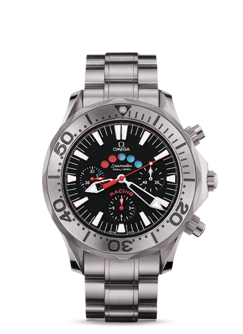 Omega 2269.52.00 : Seamaster Diver 300M Automatic 44 Racing Chronometer Titanium / Black / Bracelet