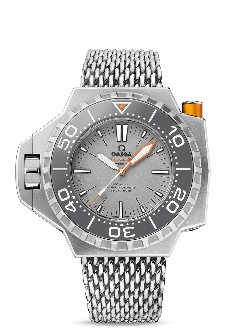 Omega 227.90.55.21.99.001 : Seamaster PloProf Co-Axial Master Chronometer Titanium / Grey