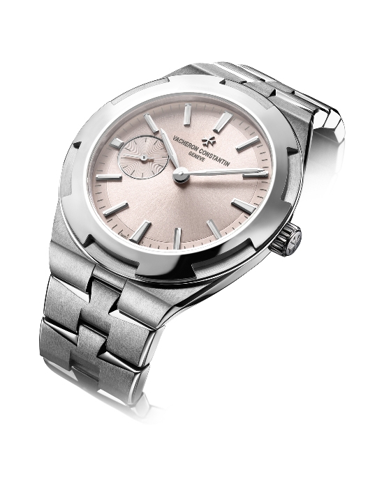 Vacheron Constantin 2300V/100A-B078 : Overseas Small Stainless Steel /  Rosy Beige