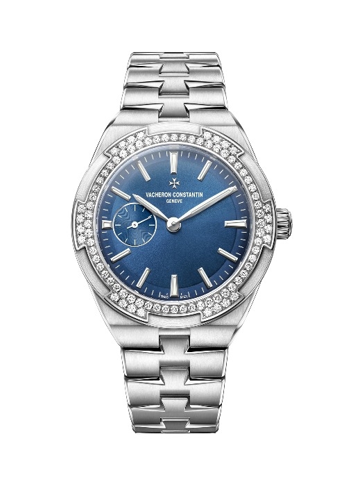 Vacheron Constantin 2305V/100A-B170 : Overseas Small Stainless Steel / Diamond / Blue