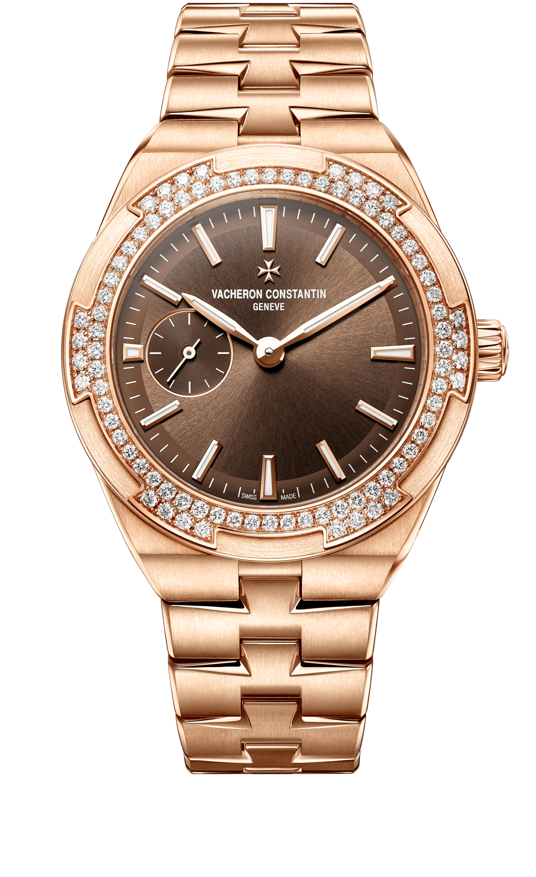 Vacheron Constantin 2305V/100R-B434 : Overseas Small Pink Gold / Brown / Bracelet