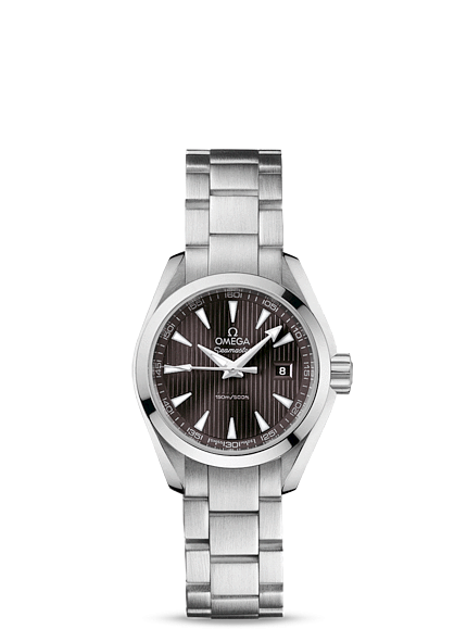 Omega 231.10.30.60.06.001 : Seamaster Aqua Terra 150M Quartz 30 Stainless Steel / Grey / Bracelet