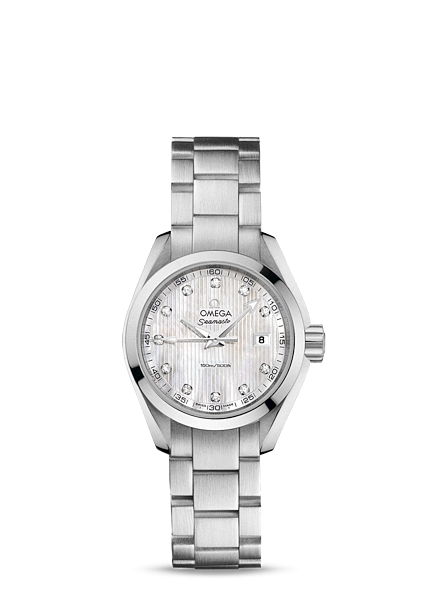 Omega 231.10.30.60.55.001 : Seamaster Aqua Terra 150M Quartz 30 Stainless Steel / MOP / Bracelet