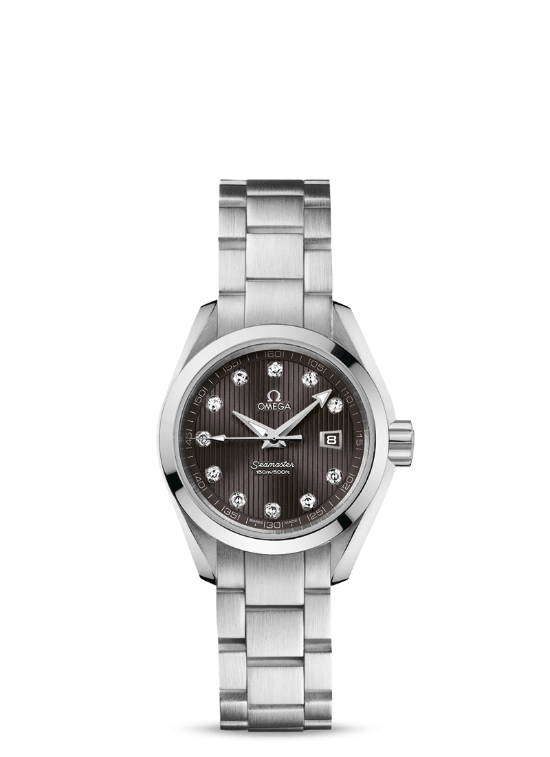 Omega 231.10.30.61.56.001 : Seamaster Aqua Terra 150M Quartz 30 Stainless Steel / Grey / Bracelet