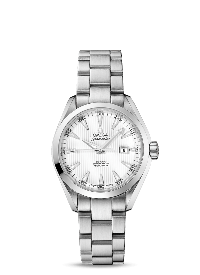 Omega 231.10.34.20.04.001 : Seamaster Aqua Terra 150M Co-Axial 34 Stainless Steel / Silver / Bracelet