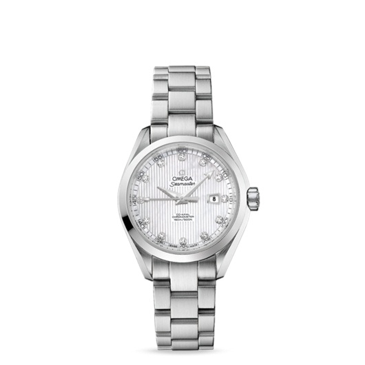 Omega 231.10.34.20.55.001 : Seamaster Aqua Terra 150M Co-Axial 34 Stainless Steel / MOP / Bracelet