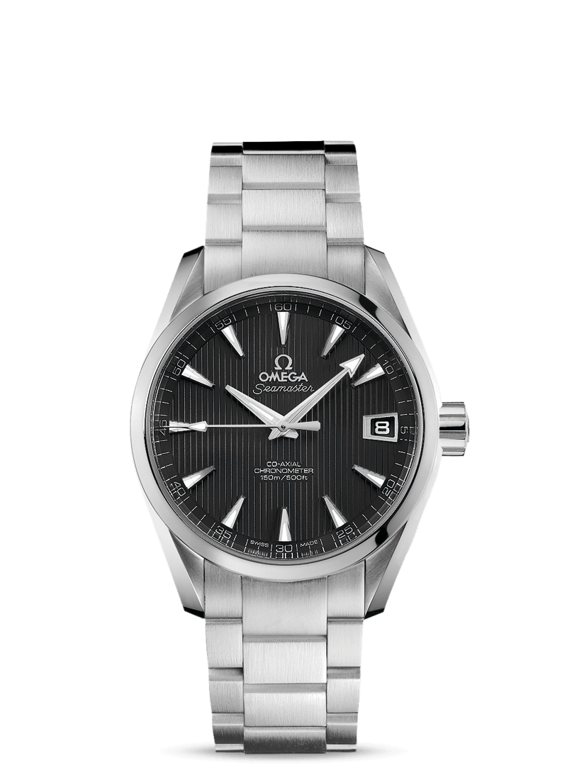 Omega 231.10.39.21.06.001 : Seamaster Aqua Terra 150M Co-Axial 38.5 Stainless Steel / Grey / Bracelet