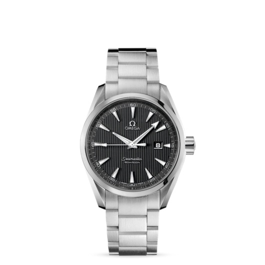 Omega 231.10.39.61.06.001 : Seamaster Aqua Terra 150M Quartz 38.5 Stainless Steel / Grey / Bracelet