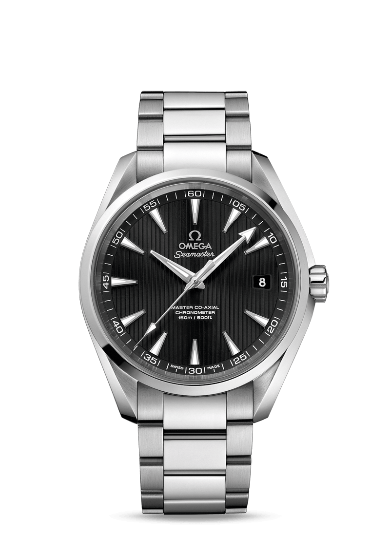 Omega 231.10.42.21.01.003 : Seamaster Aqua Terra 150m Master Co-Axial 41.5 Stainless Steel / Black / Bracelet