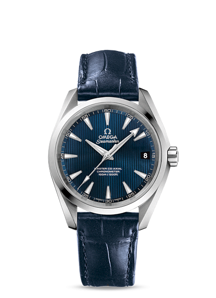 Omega 231.13.39.21.03.001 : Seamaster Aqua Terra 150M Master Co-Axial 38.5 Stainless Steel / Blue